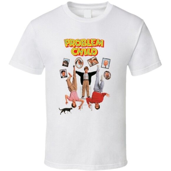 Problem Child 90s Comedy Movie Graphic Tee Retro Classic Film Fan T-Shirt 90 - Picture 1 of 5